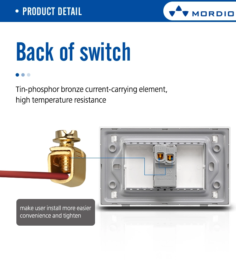 New fashion South America Standard 15A International China Wall Electrical Switch Sockets