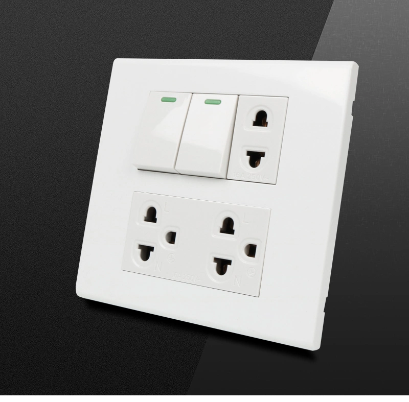 Wall Mounted Electrcial Power 2 Pin 3 Pin Switch Socket for Thailand