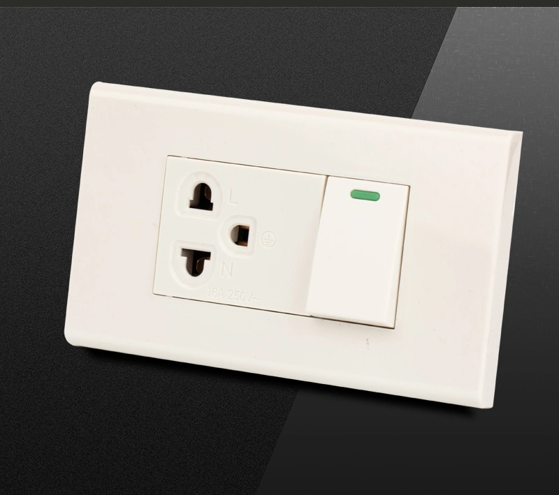 Cheap Price Thailand Wall Power Multifunction Socket Outlet and Light Switch with Indicator