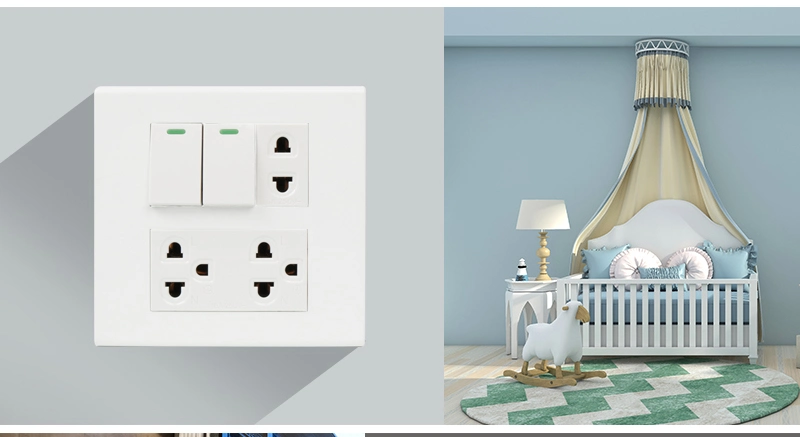 Wall Mounted Electrcial Power 2 Pin 3 Pin Switch Socket for Thailand