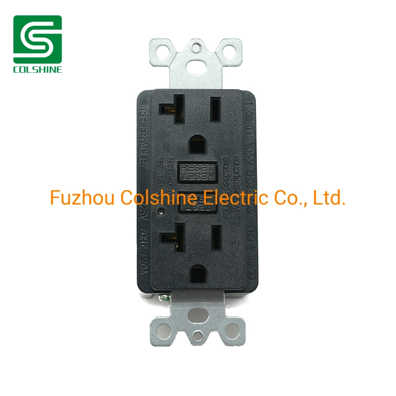 Duplex Receptacle Outlet 20A 125V Self Test GFCI Wall Socket